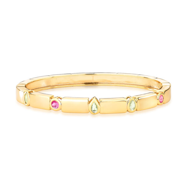 Bracelete gema geométrica